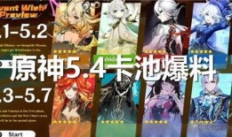 原神3.1卡池爆料最新,新角色与限定武器，探索神秘元素之力